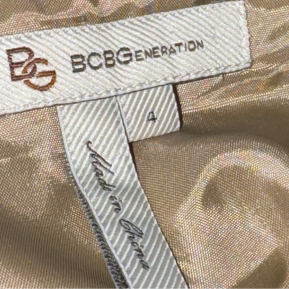 BCBGeneration Black Mini Bustier Dress Sz 4 Strapless Fairy Goth Witchy - Picture 7 of 7